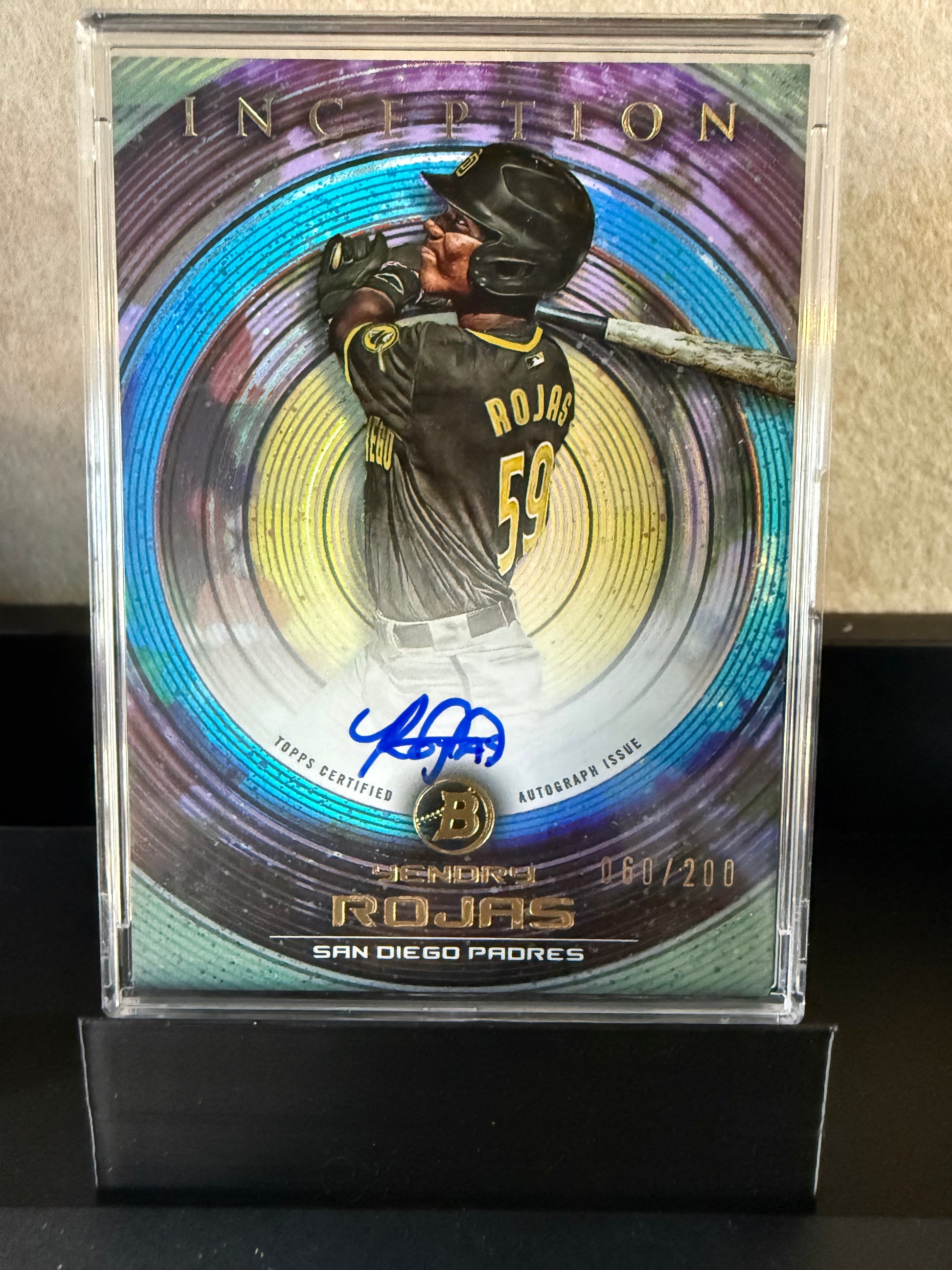 Hendry Rojas Auto /200 – 2023 Bowman Inception Prospect Autograph (#060/200, San Diego Padres)