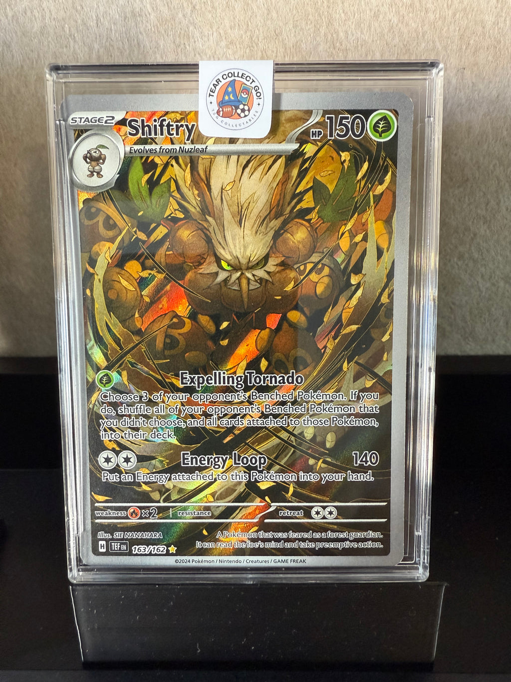 Shiftry - 163/162 - Full Art Hyper Rare - Temporal Forces Pokémon Card