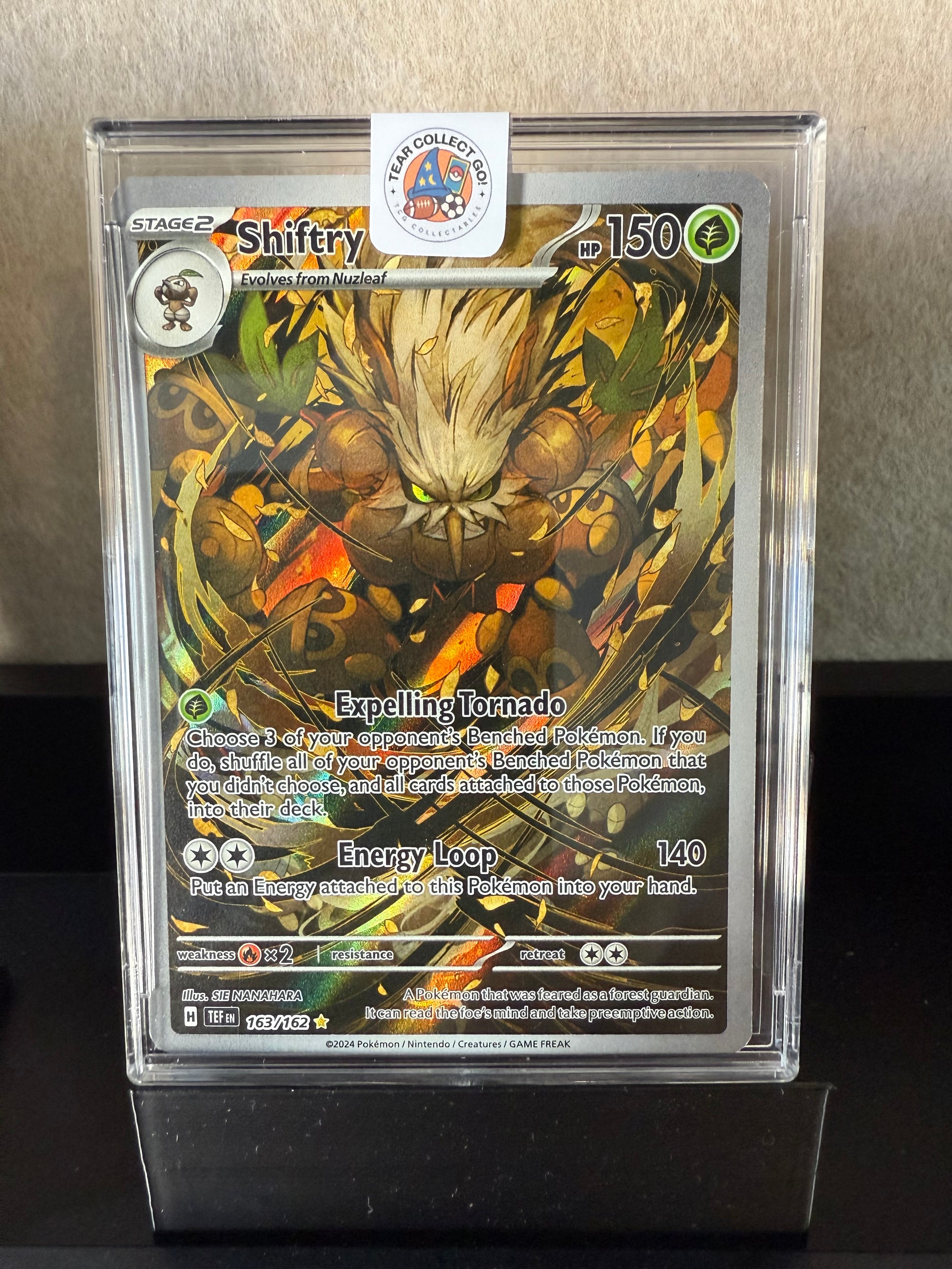 Shiftry - 163/162 - Full Art Hyper Rare - Temporal Forces Pokémon Card