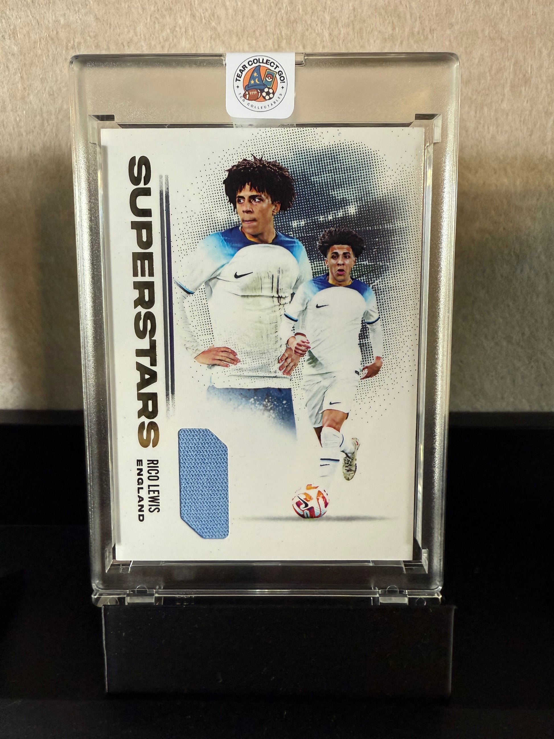 Rico Lewis England Superstars Patch Card