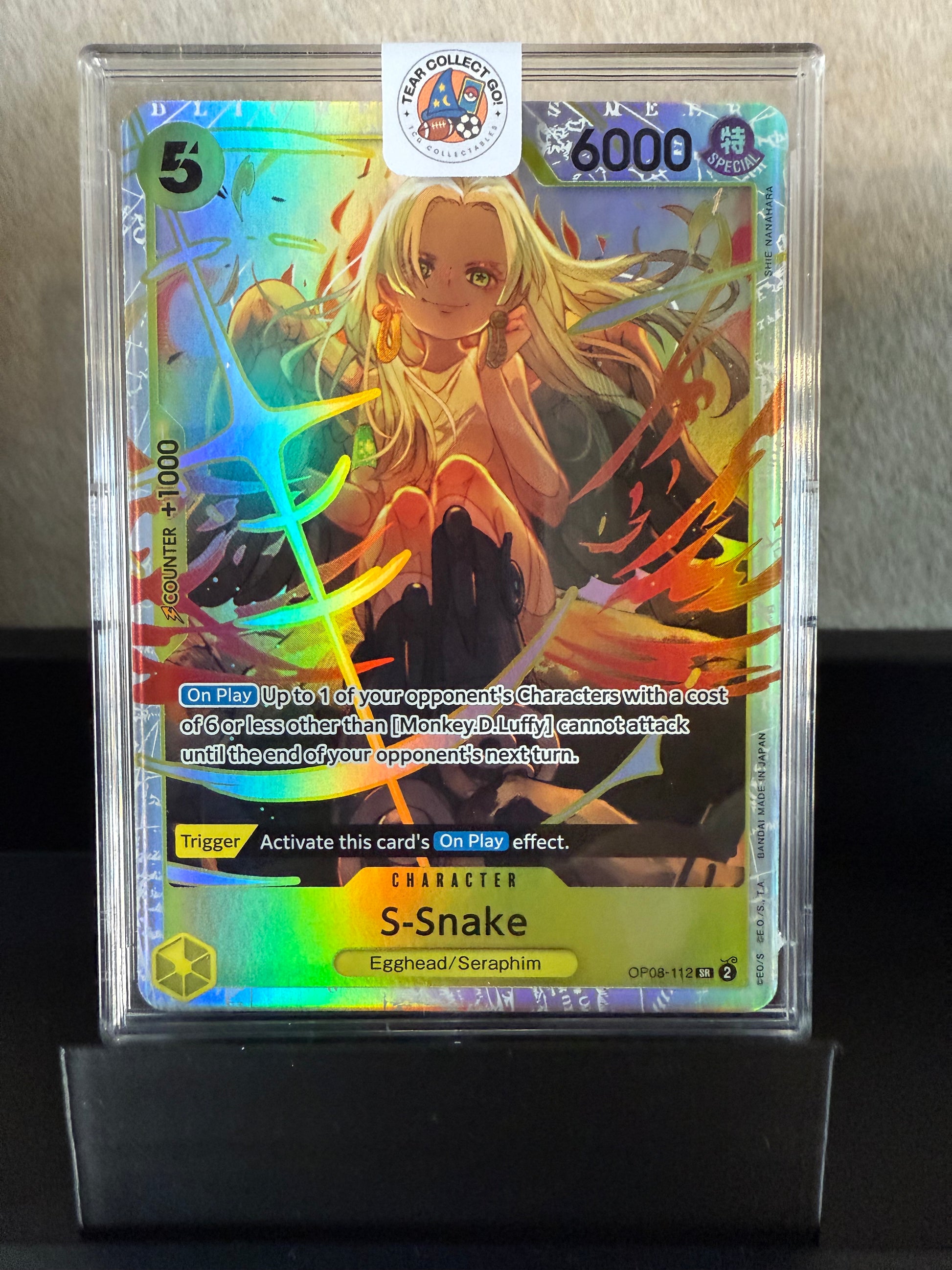 S-Snake OP08-112 SR (English) — One Piece Card Game