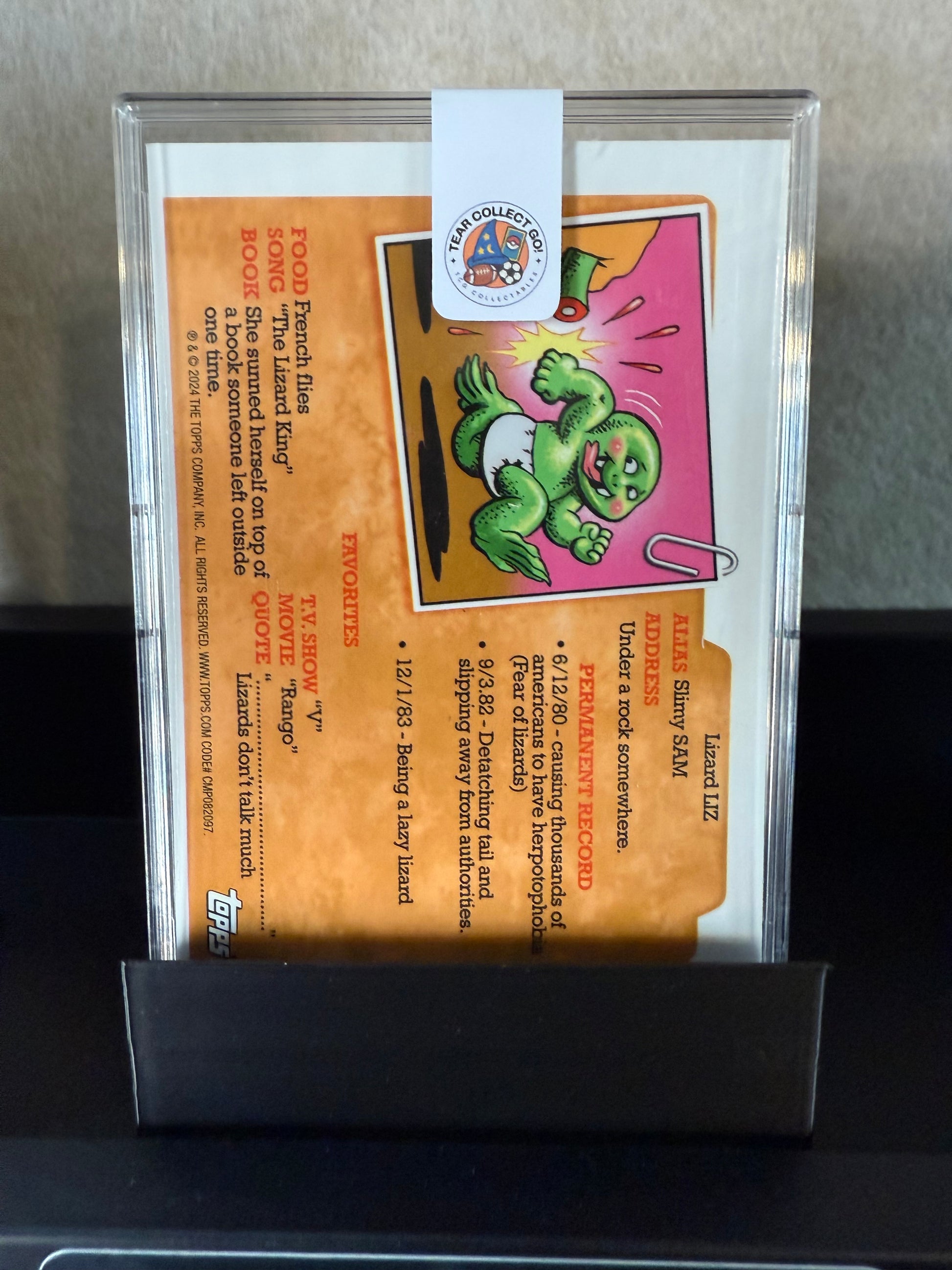 Garbage Pail Kids “Tossed Ross” AN-8b — Green Wave Refractor 40/99