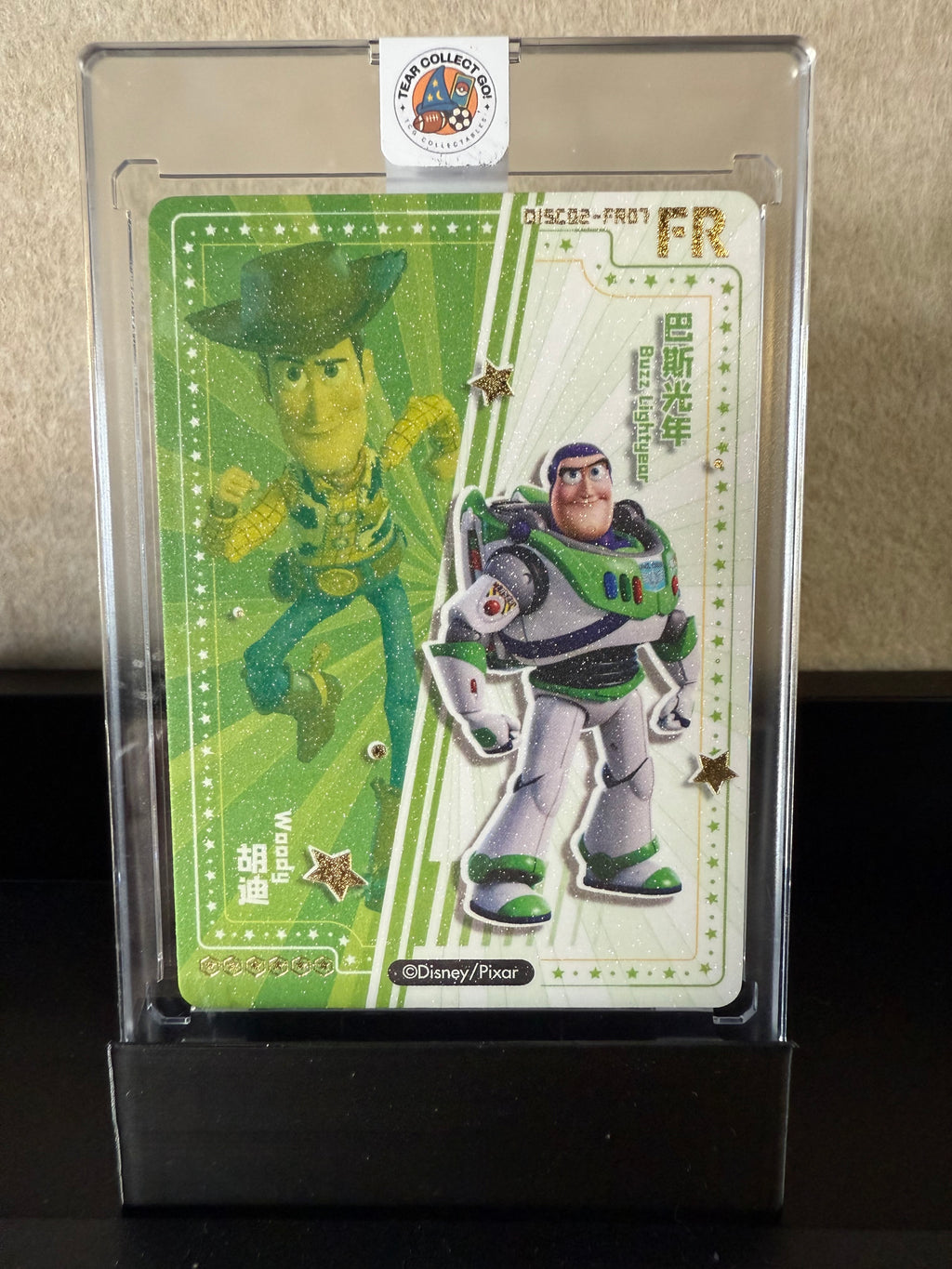 Woody & Buzz Lightyear – Disney Pixar Glitter Star Card