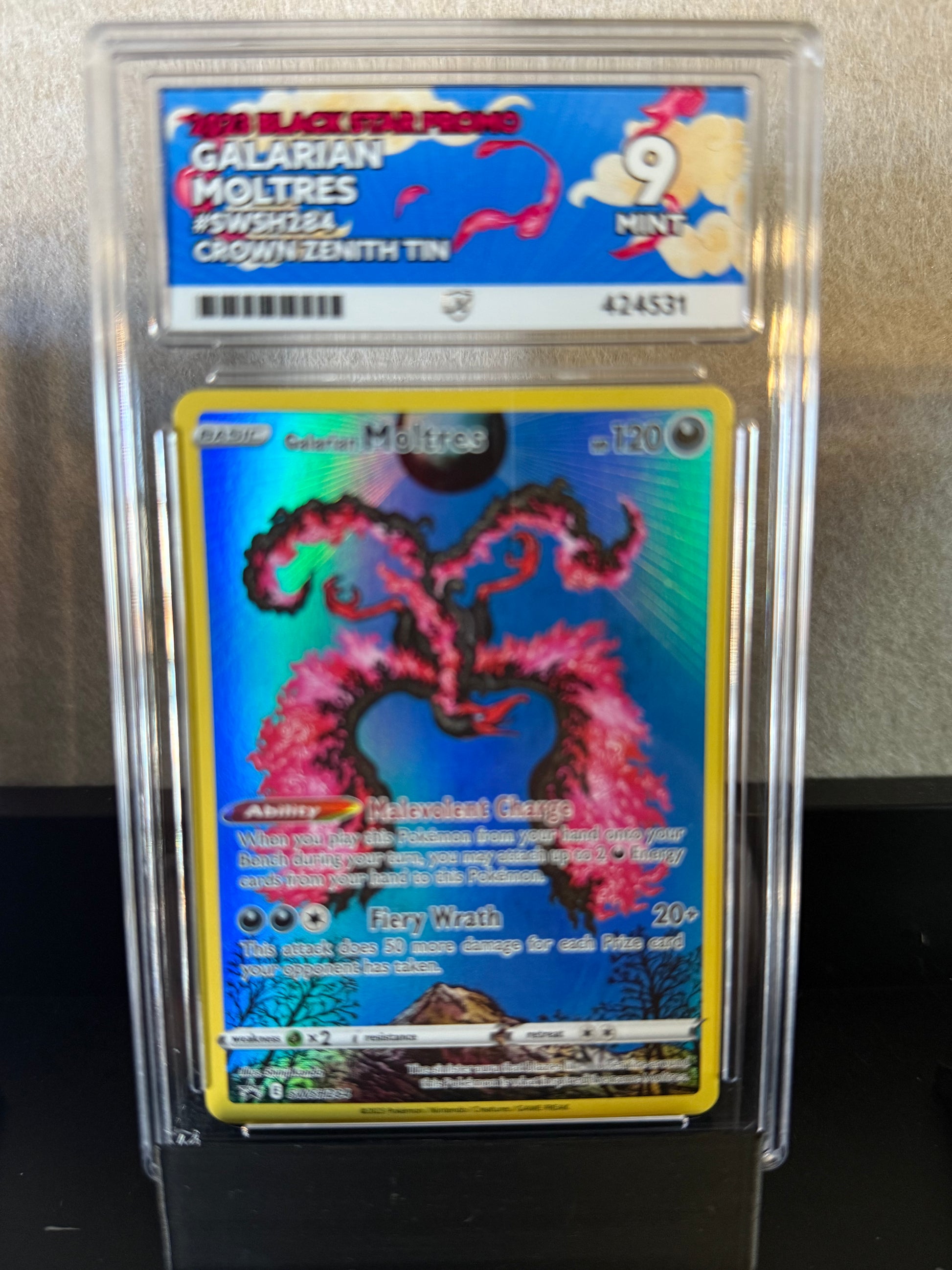 2023 Pokémon Black Star Promo – Charmander #044 (Elite Trainer Box) – Graded 6 EX/MT (Copy)