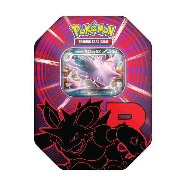 Pokemon Trading Card Game (TCG): Team Rocket Tin Assortment
