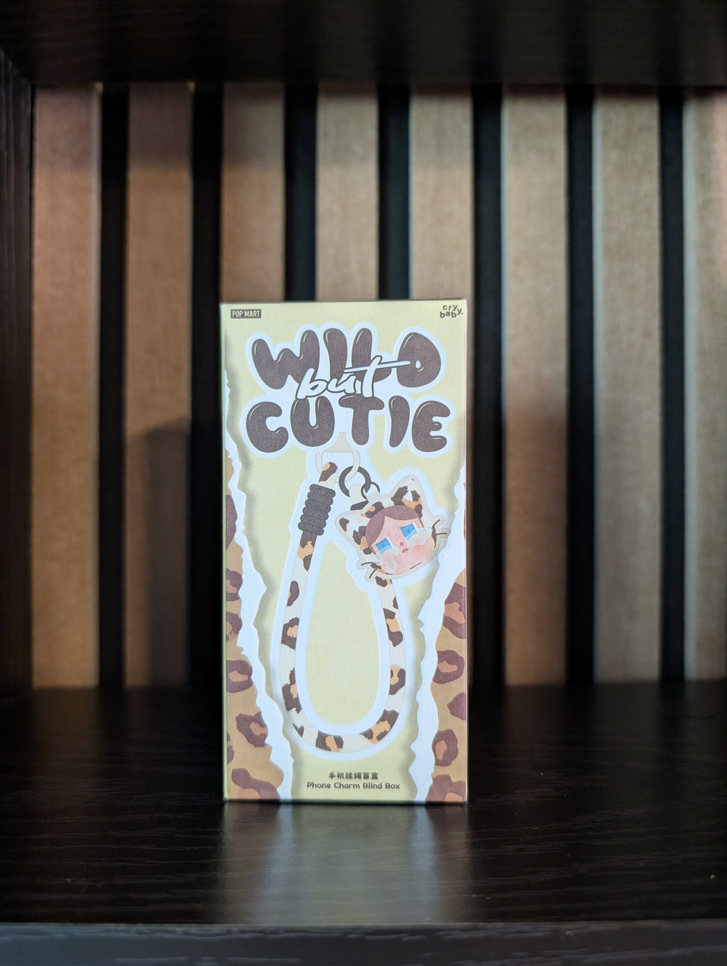 Pop Mart CRYBABY “Wild but Cutie” – Phone Charm Blind Box (Leopard Cat Series)