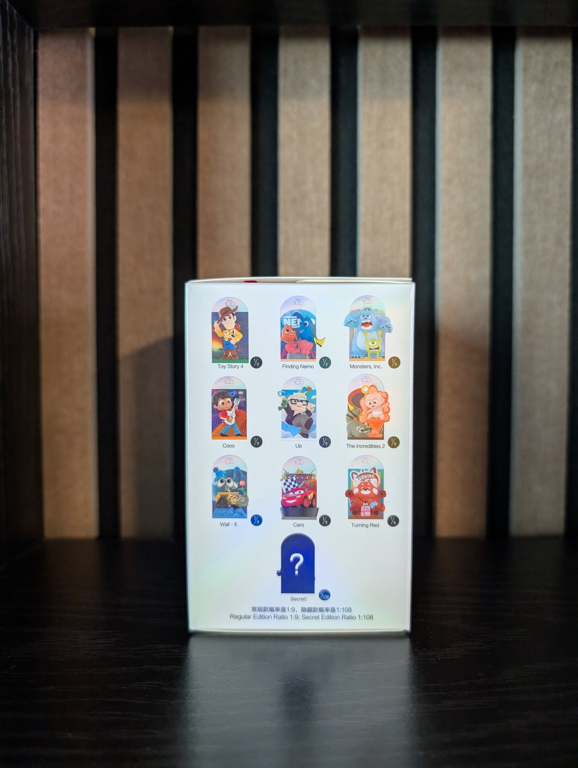 Pop Mart Disney 100 Pixar Series – Blind Box Mini Vinyl Figure