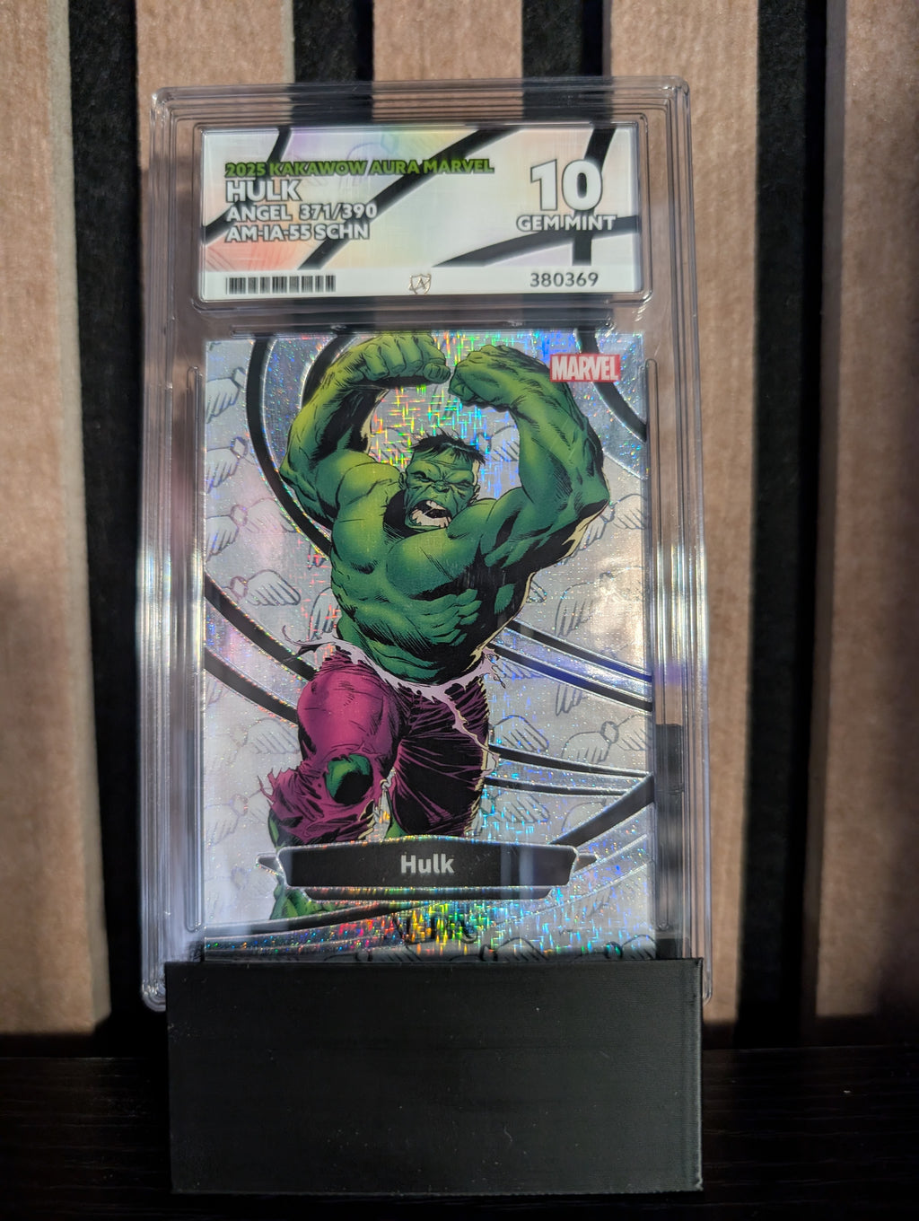 Hulk – 2025 Kakawow Aura Marvel (GEM MINT 10, #371/390)