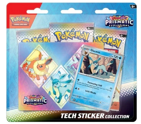 Prismatic evolutions Tech Sticker set