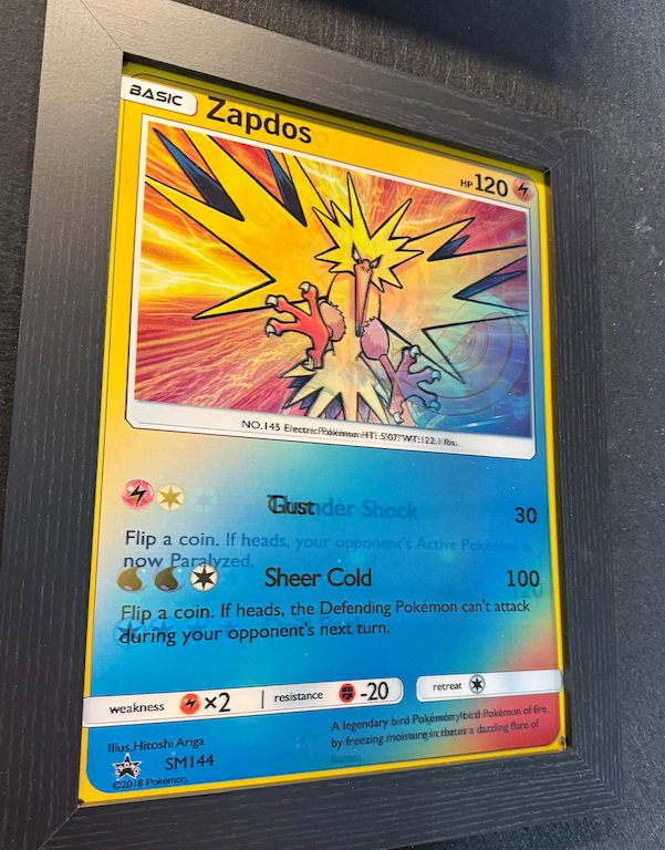 Zapdos & Moltres 3D Lenticular Pokémon Frame – Legendary Bird Illusion
