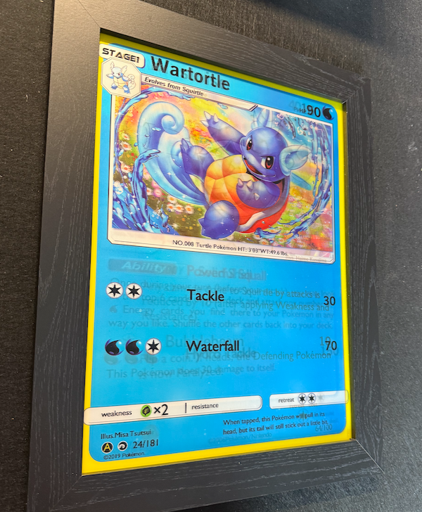Blastoise 3D Lenticular Pokémon Display Frame – Hydro Blast Illusion