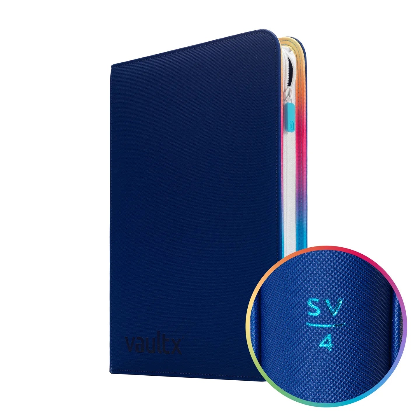 VaultX Scarlet & Violet 4 Exo-Tec® Zip Binder - 12 Pocket