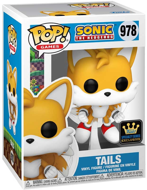 Funko Pop Games: Sonic - Tails (flying) W/chase