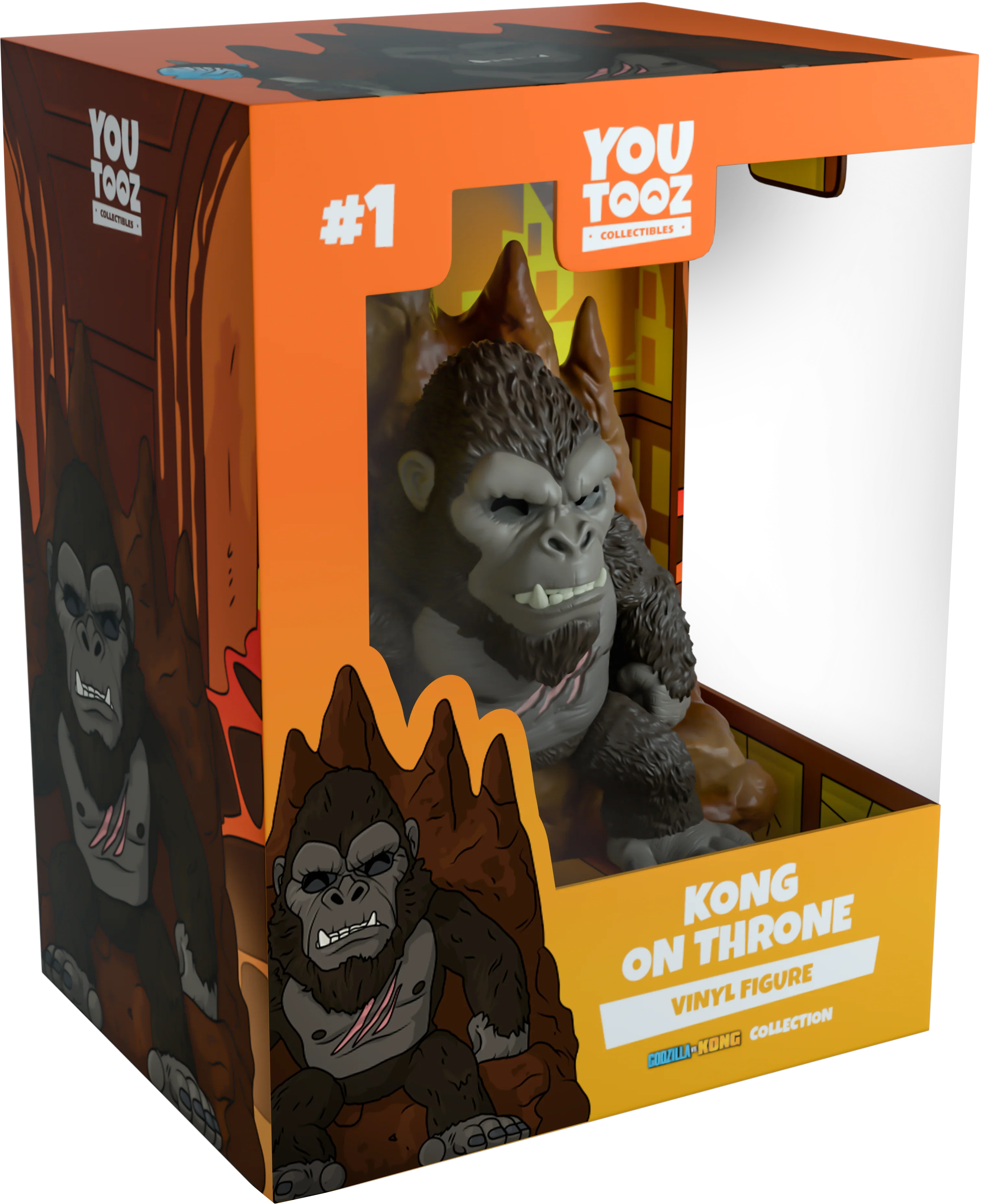 Youtooz - Godzilla - Kong On Throne