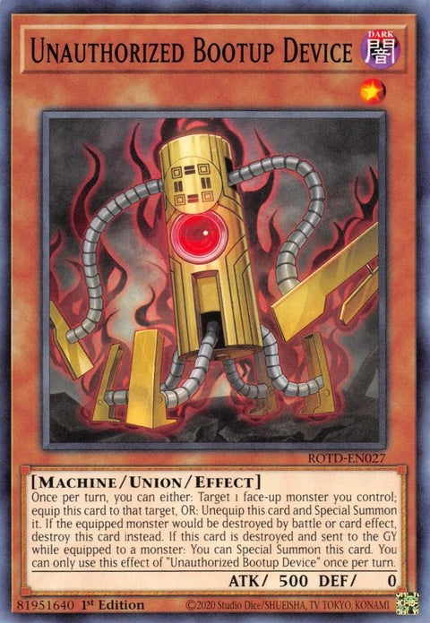 Unauthorized Bootup Device (ROTD-EN027)