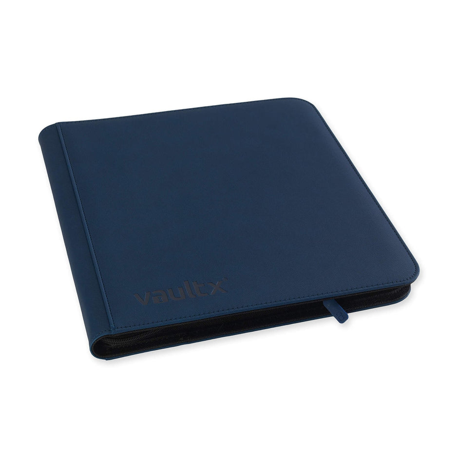 VaultX Exo-Tec Zip Binder - 12 Pocket - Blue
