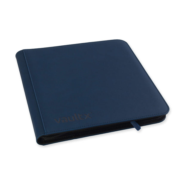 VaultX Exo-Tec Zip Binder - 12 Pocket - Blue
