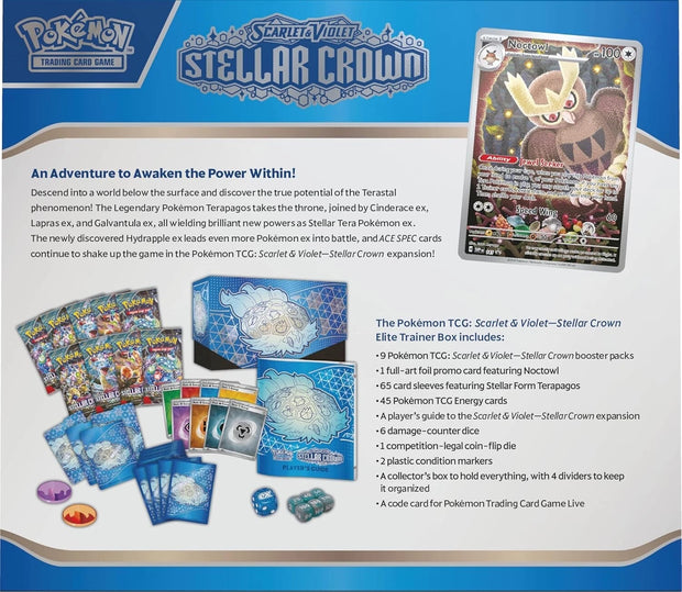 Pokémon Scarlet & Violet: Stellar Crown Elite Trainer Box