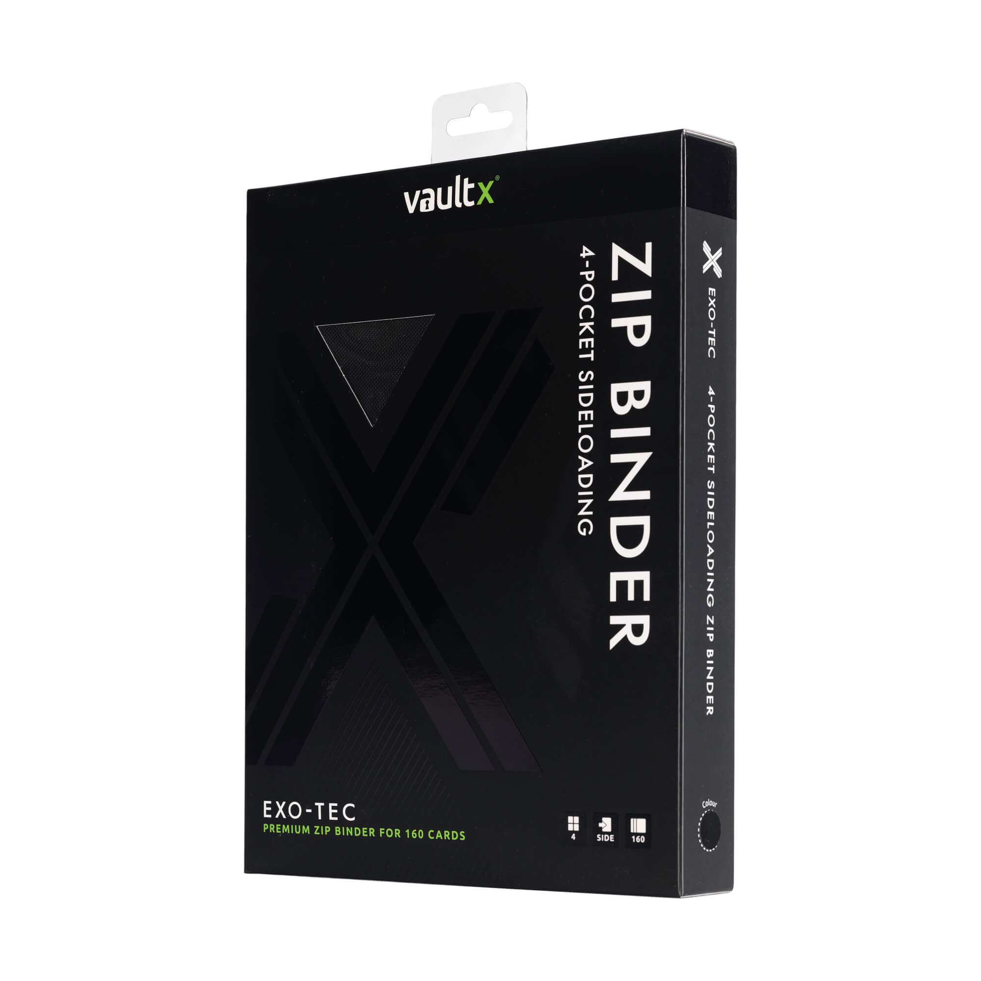 VaultX Exo-Tec Zip Binder - 4 Pocket
