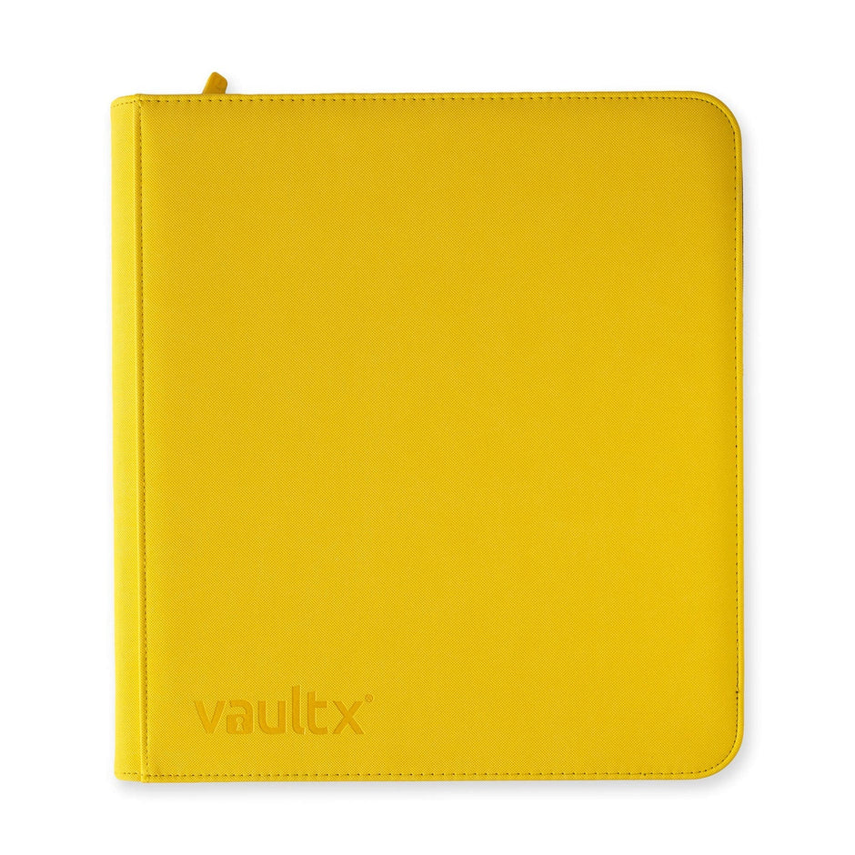VaultX Exo-Tec Zip Binder - 12 Pocket - Yellow