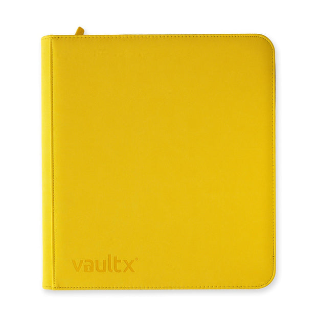 VaultX Exo-Tec Zip Binder - 12 Pocket - Yellow