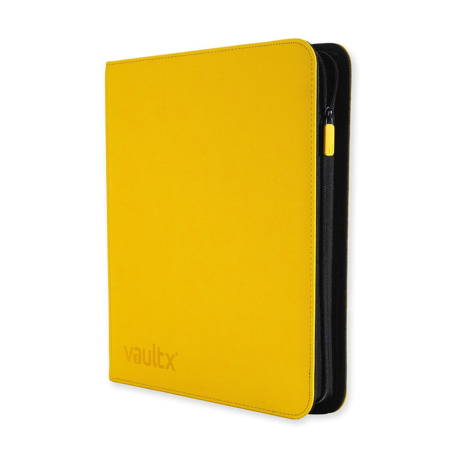 VaultX Exo-Tec Zip Binder - 12 Pocket - Yellow