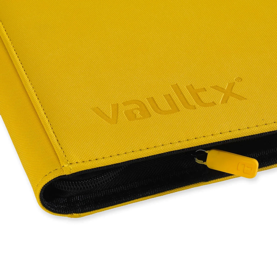 VaultX Exo-Tec Zip Binder - 12 Pocket - Yellow